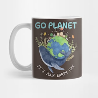 Teacher happy Earth day Everyday 2024  gift april 22 Rainbow Mug